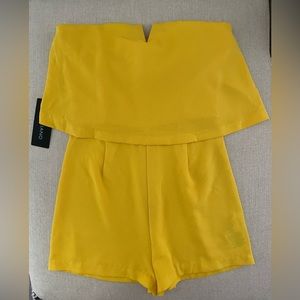Marciano Sunny Morning Strapless Romper size xsmall
